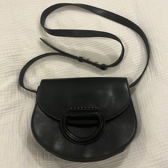 Madewell Handbags - NWT Madewell black leather crossbody purse